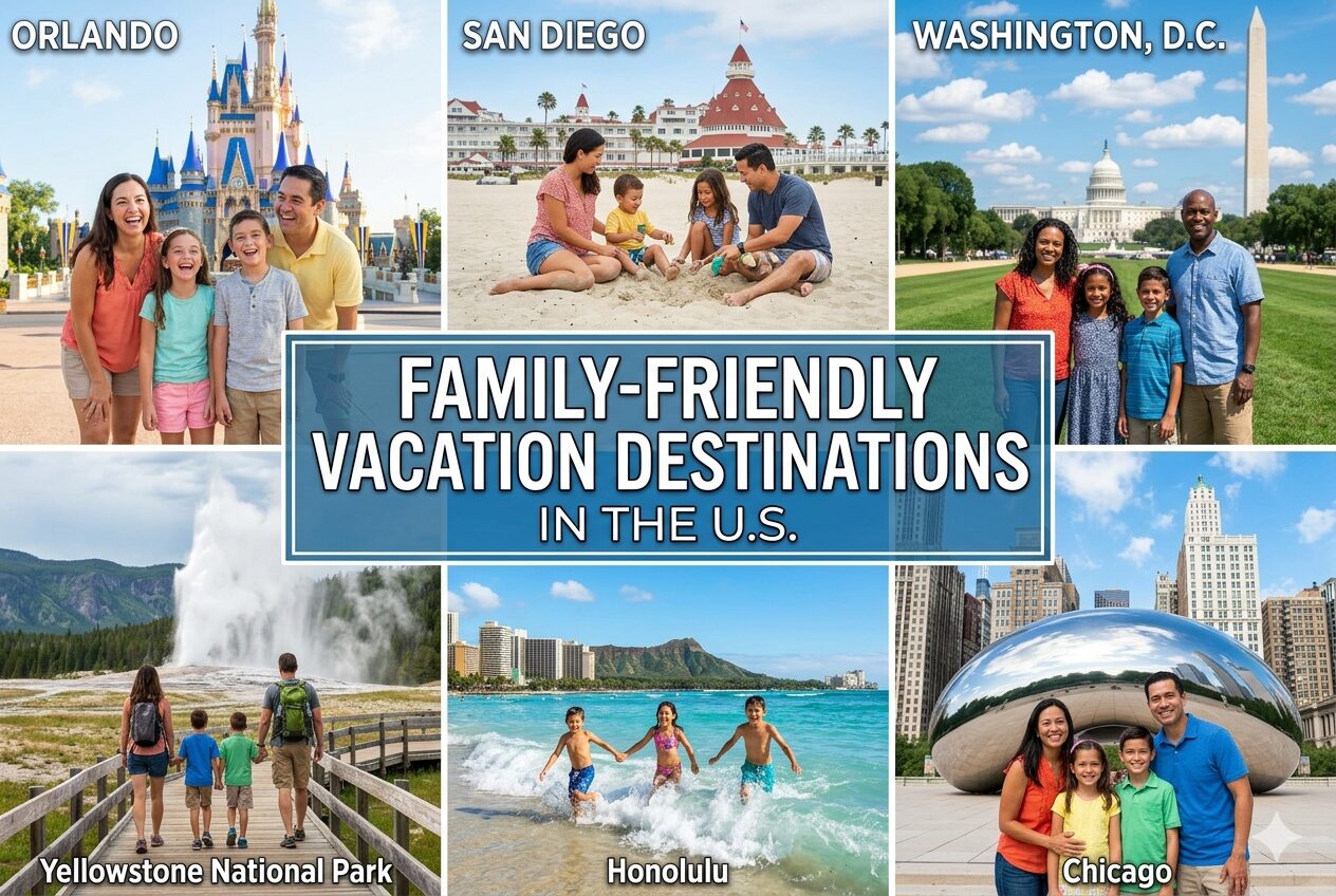 Family-Friendly Vacation Destinations in the U.S.