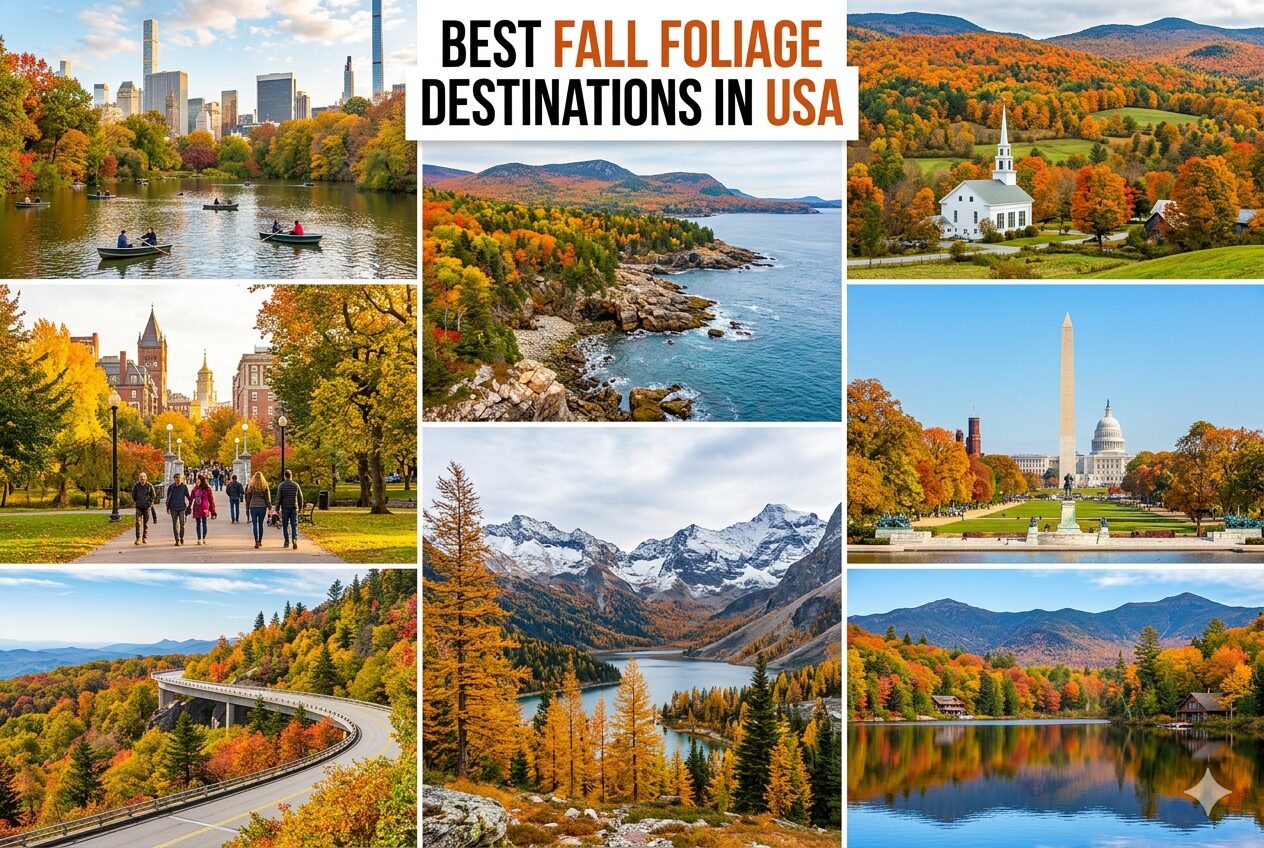 best fall foliage destinations in usa