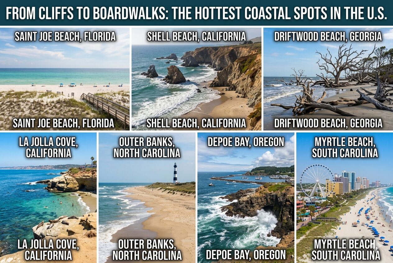 Best coastal destinations in the U.S.