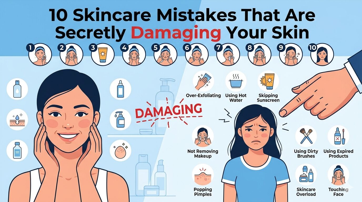 Skincare Mistakes That Are Secretly Damaging Your Skin