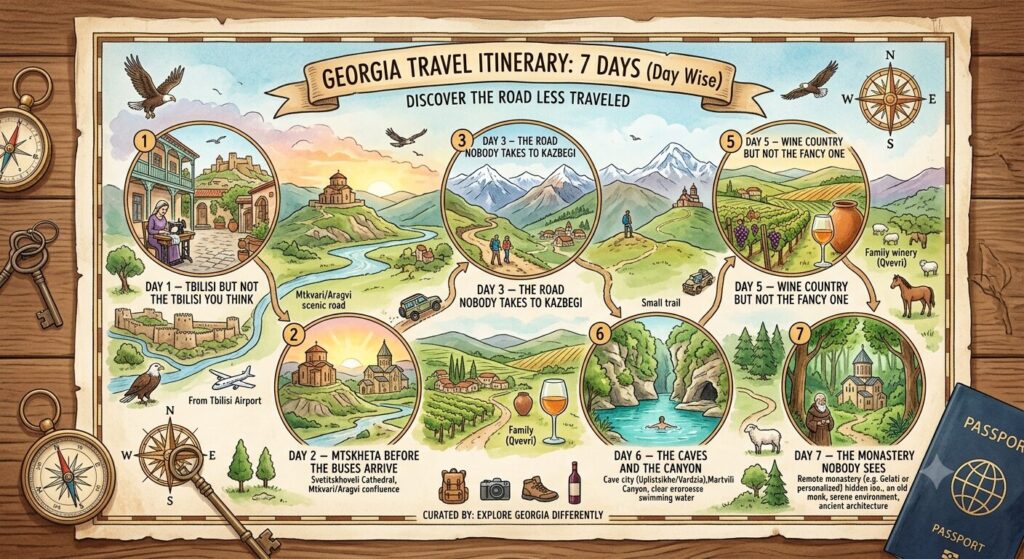 georgia travel itinerary