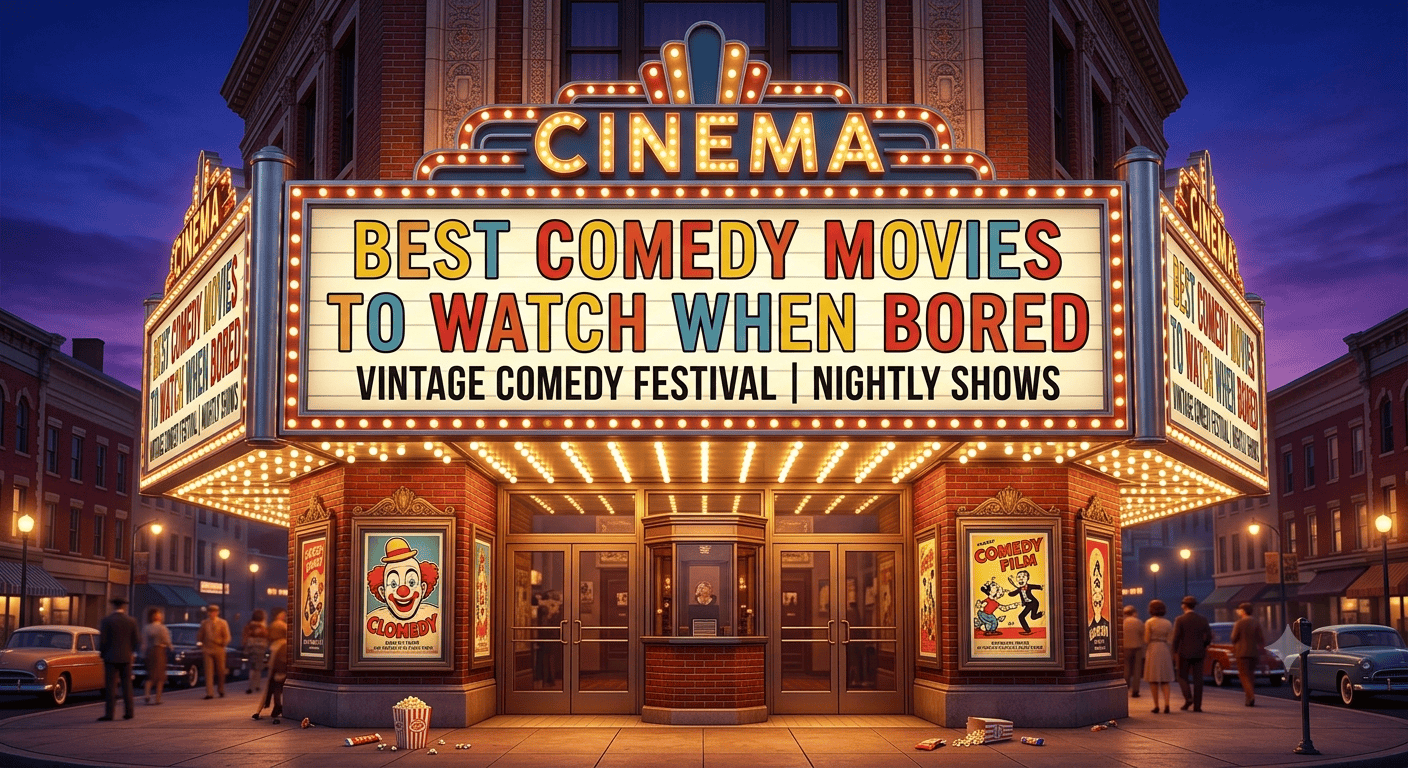 best comedy movies to watch when bored