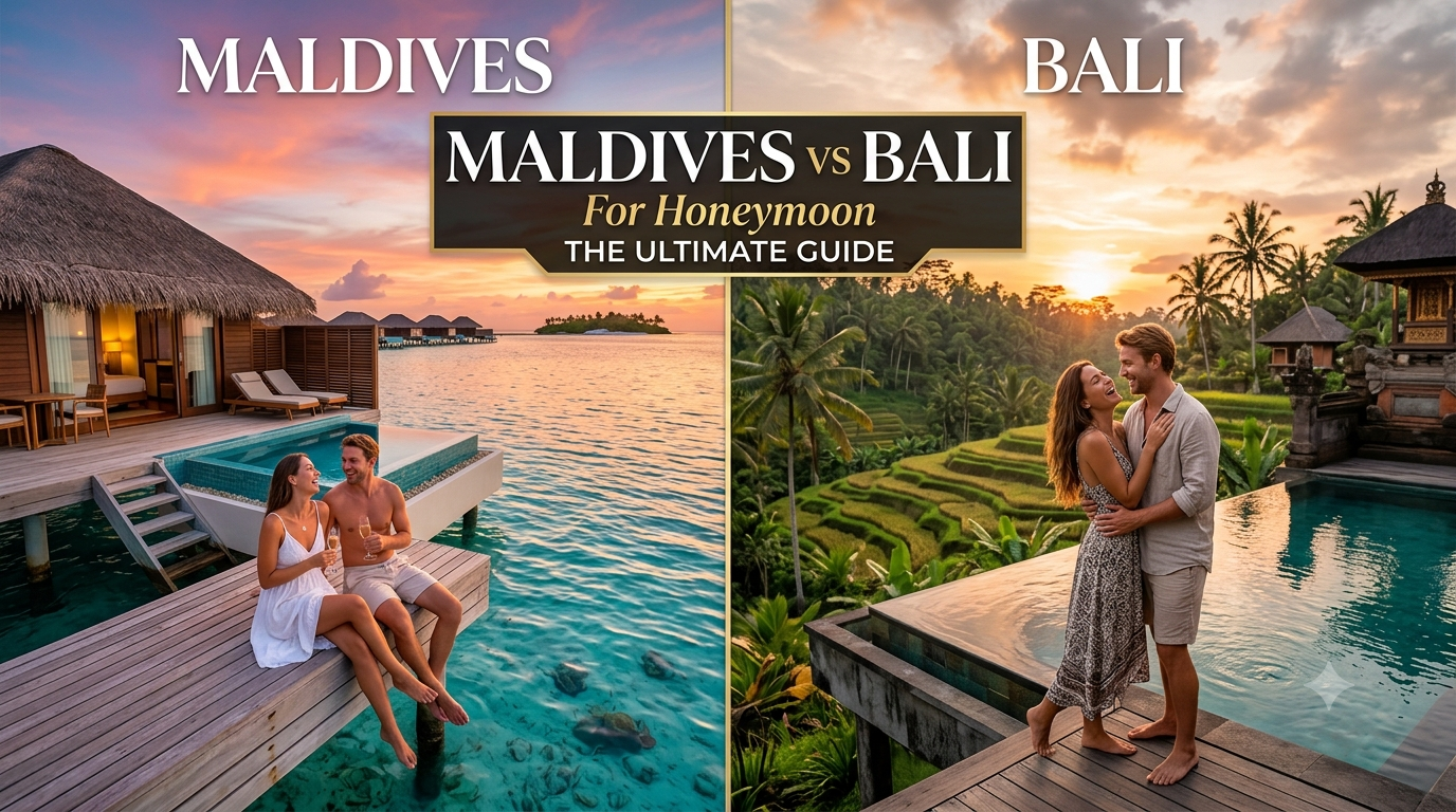 Maldives vs Bali for Honeymoon