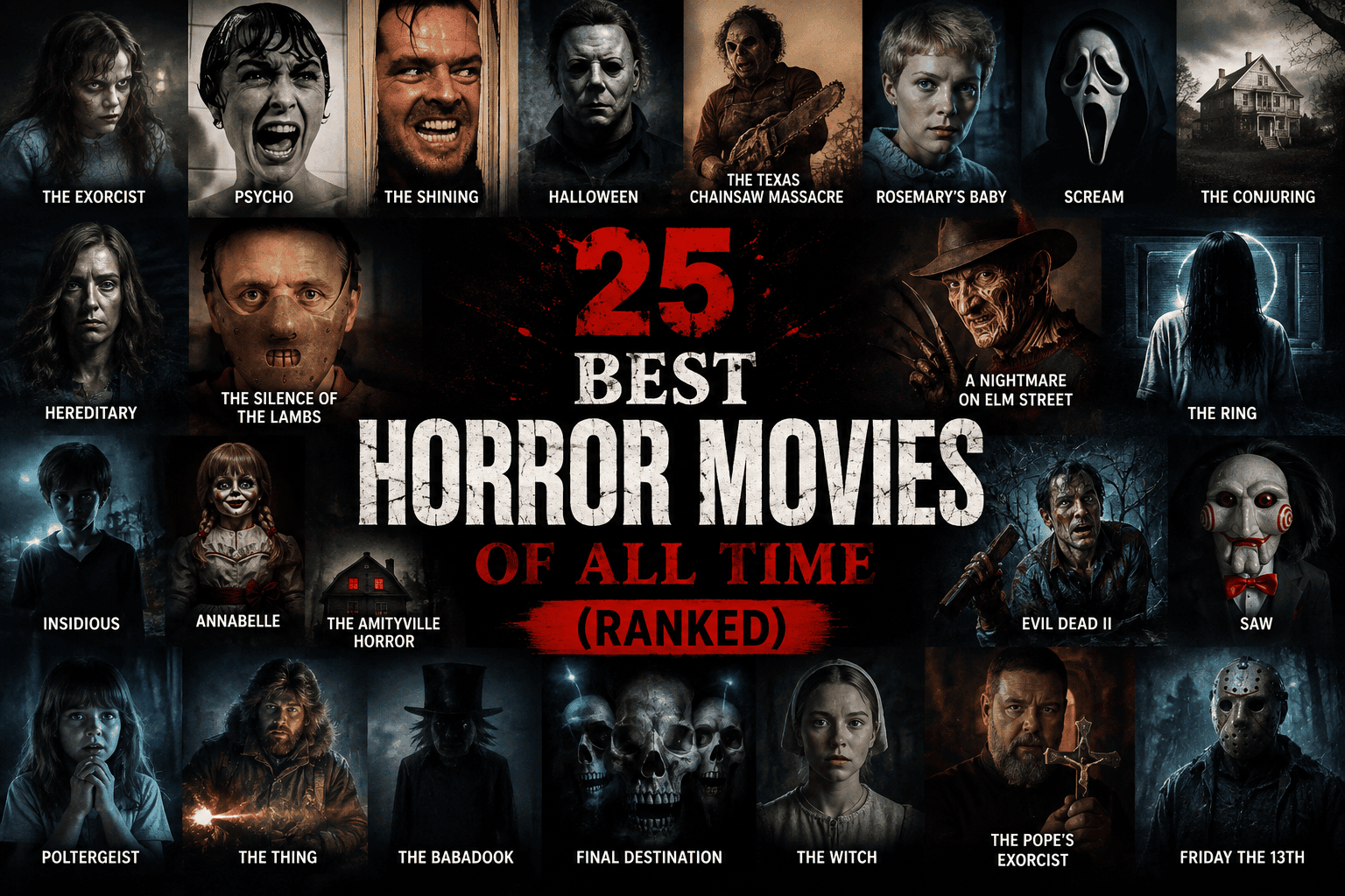 25 horror movies of all time