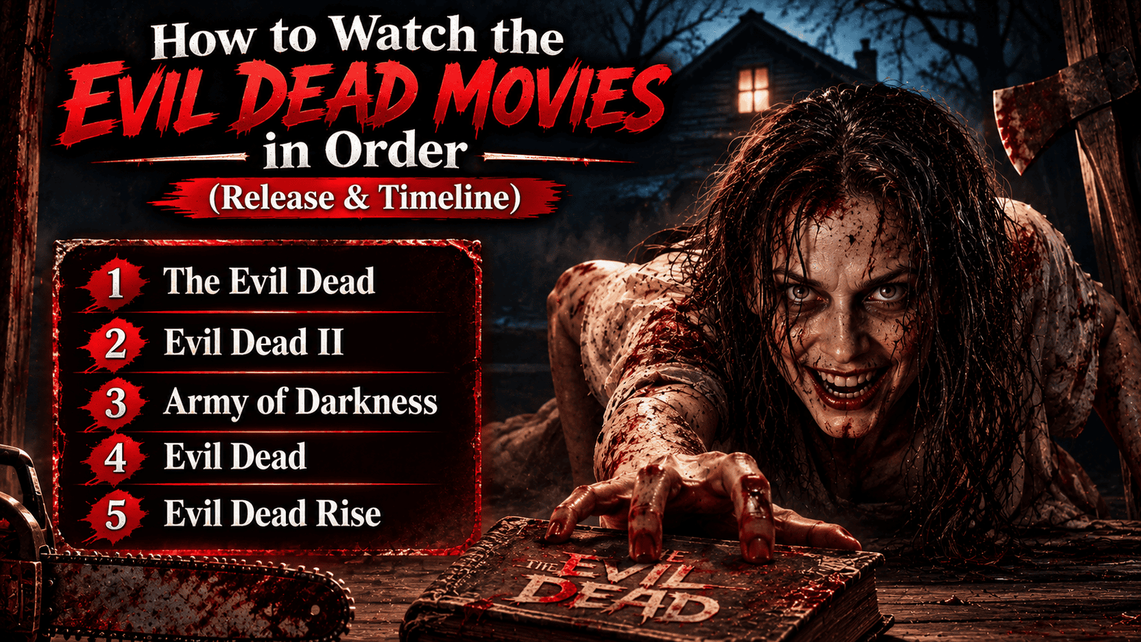 Evil Dead Movies in Order