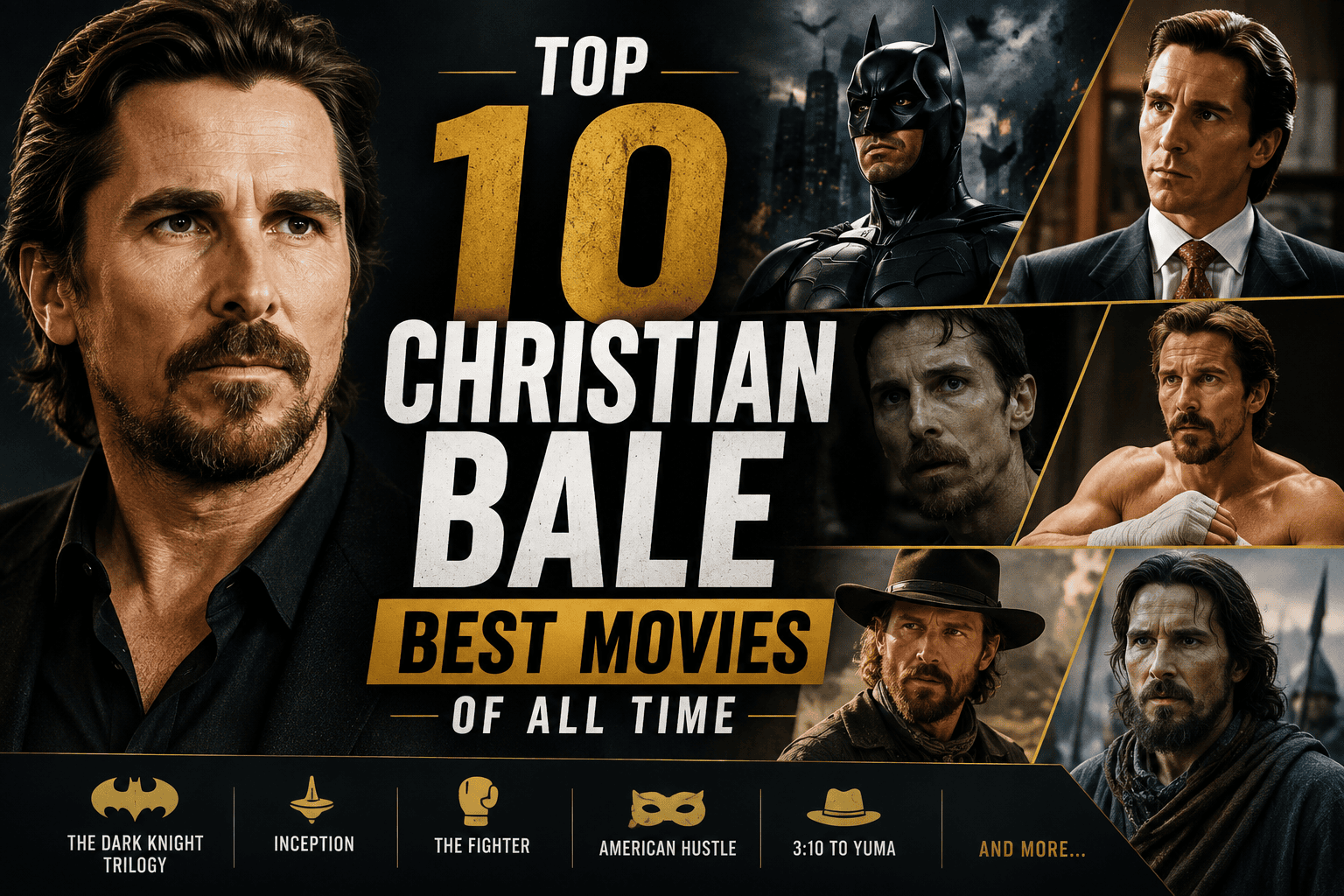 Top 10 Christian Bale Best Movies of All Time