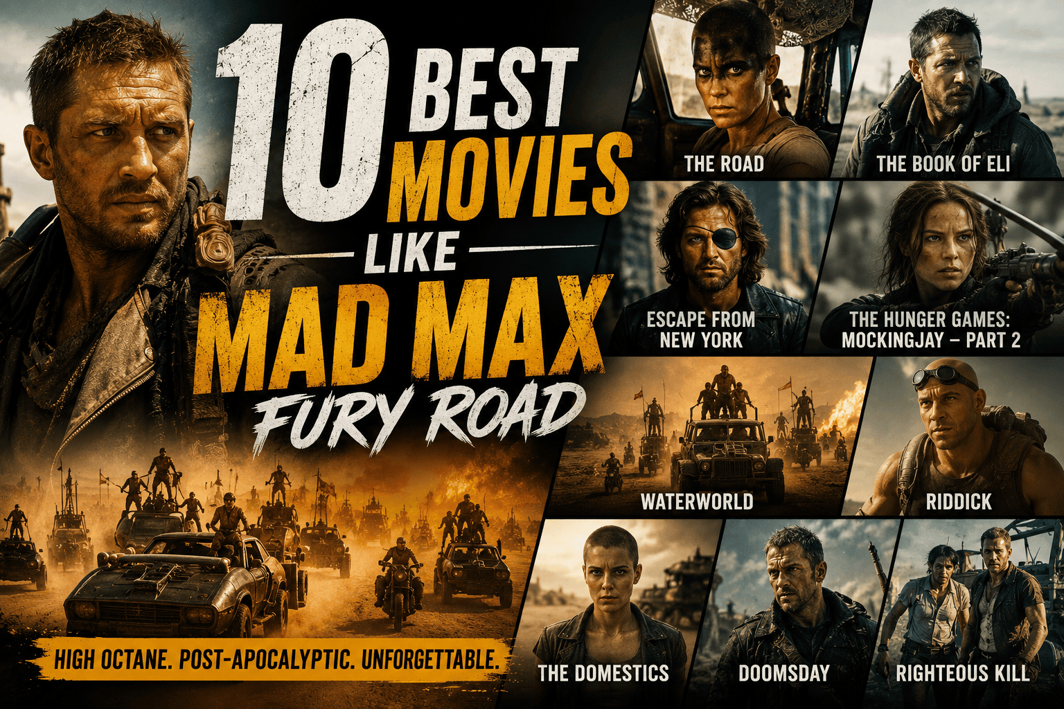 10 Best Movies Like Mad Max
