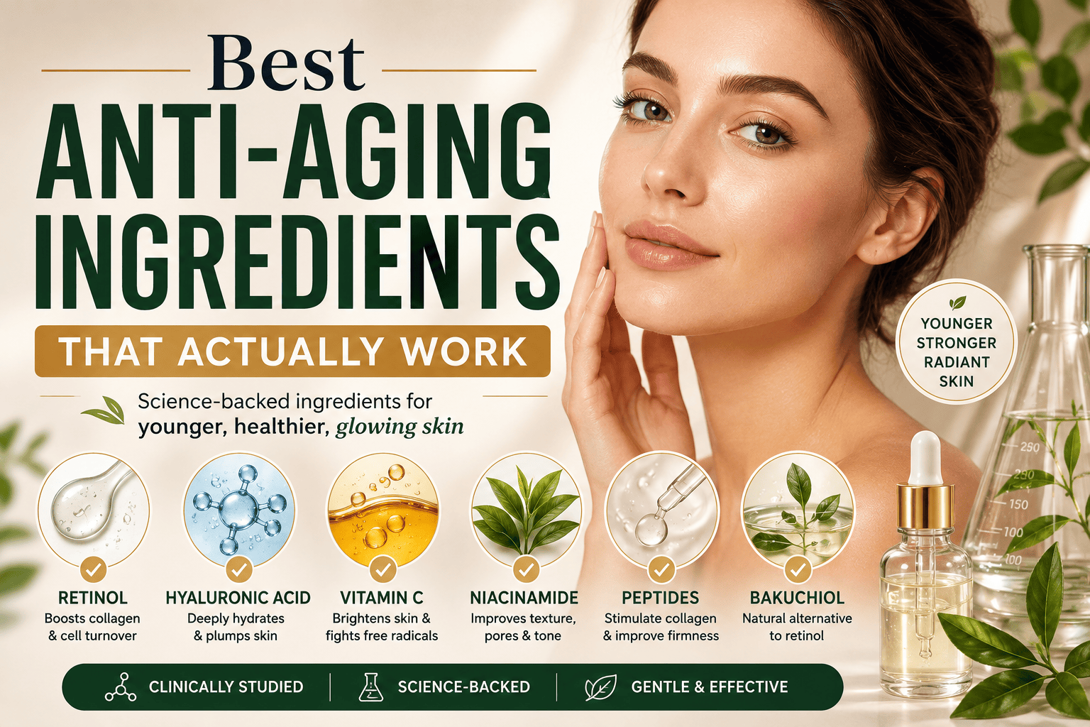 Best Anti-Aging Ingredients That Actually Work