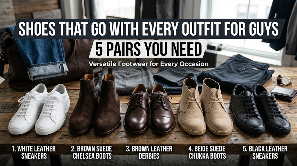 Shoes That Go With Every Outfit for Guys