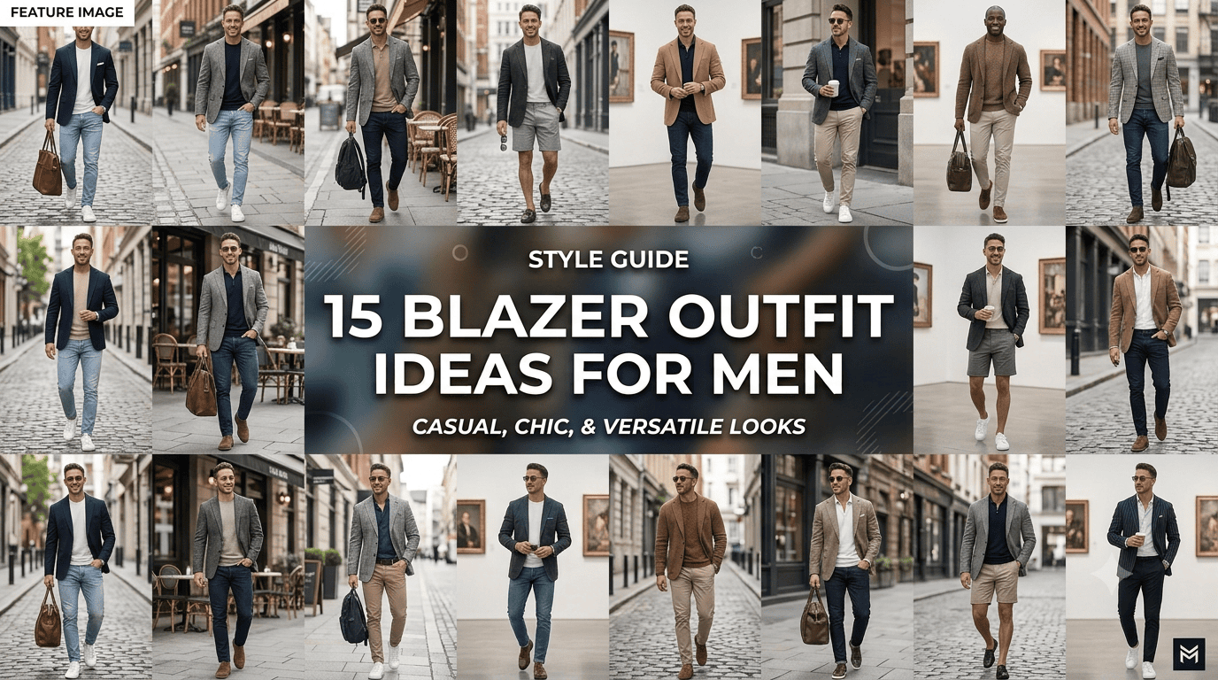 15 Blazer Outfit Ideas for Men You Must Try