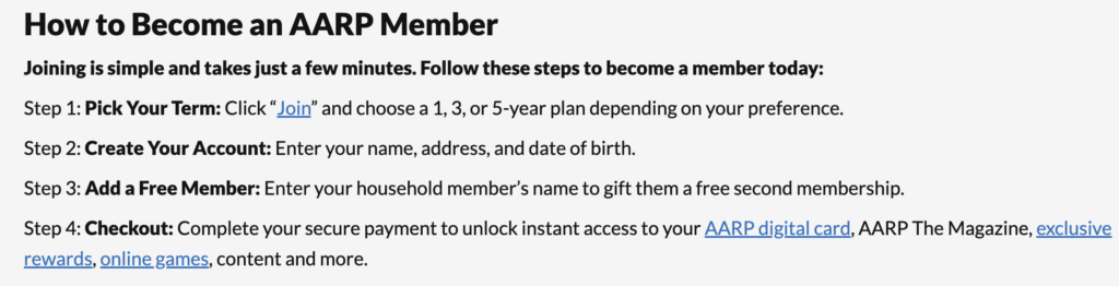 aarp membership