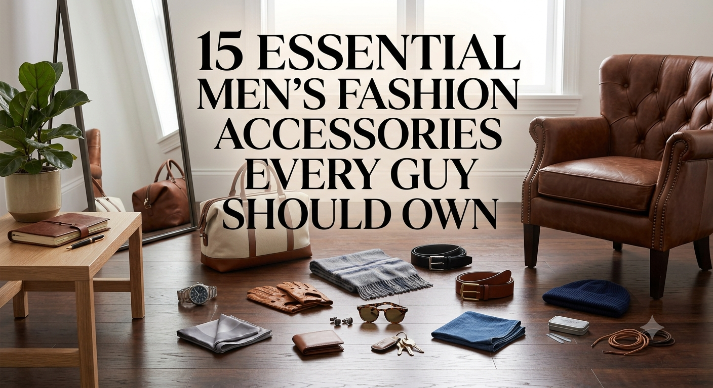 essential men fashion accessories